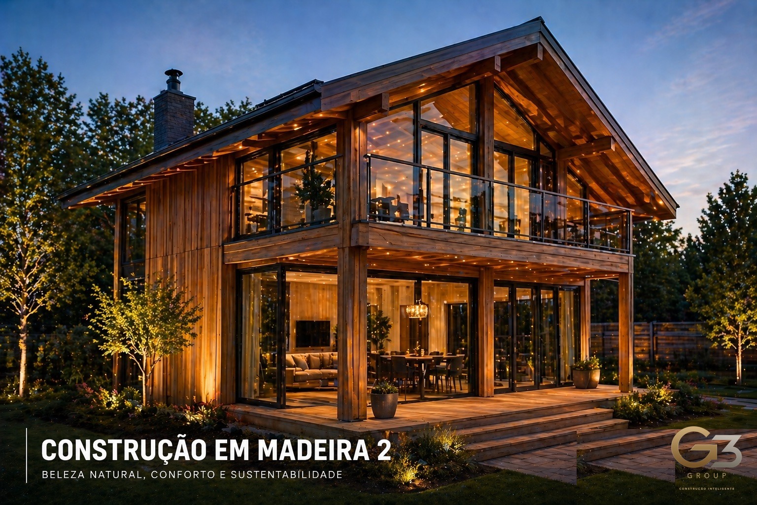 Madeira ao entardecer